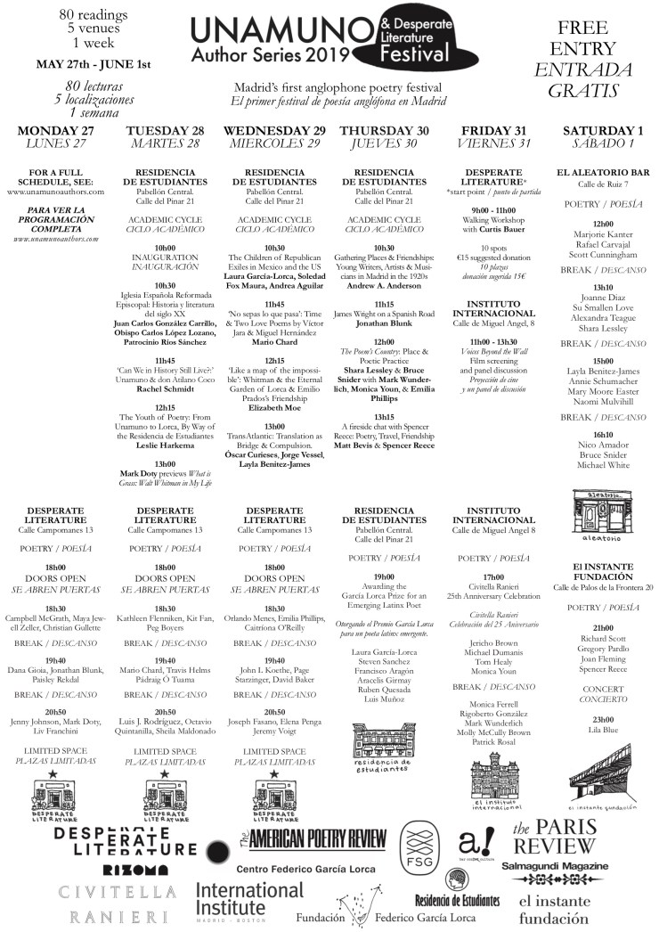 UASF LINE UP 27 May - 1 June